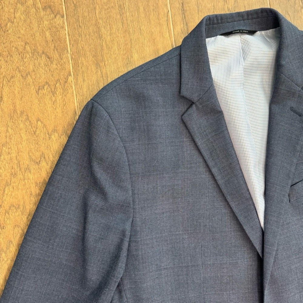 Banana Republic Dark Blue Slim Fit Men's Blazer - Picture 4 of 16